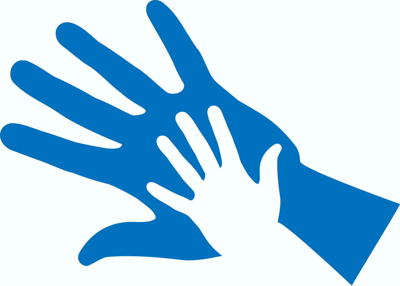 st nicholas hospice care family support hand icon