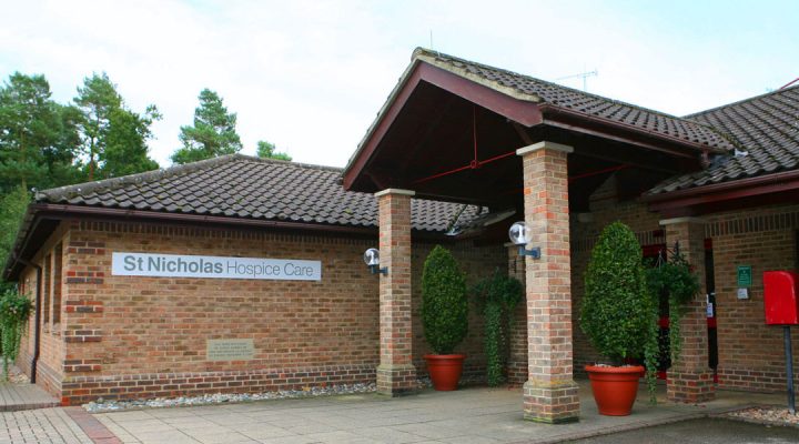 St Nicholas Hospice Care building in Bury St Edmunds