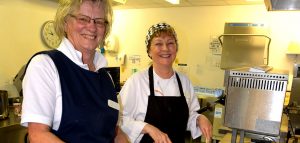 St Nicholas Hospice Care kitchen staff