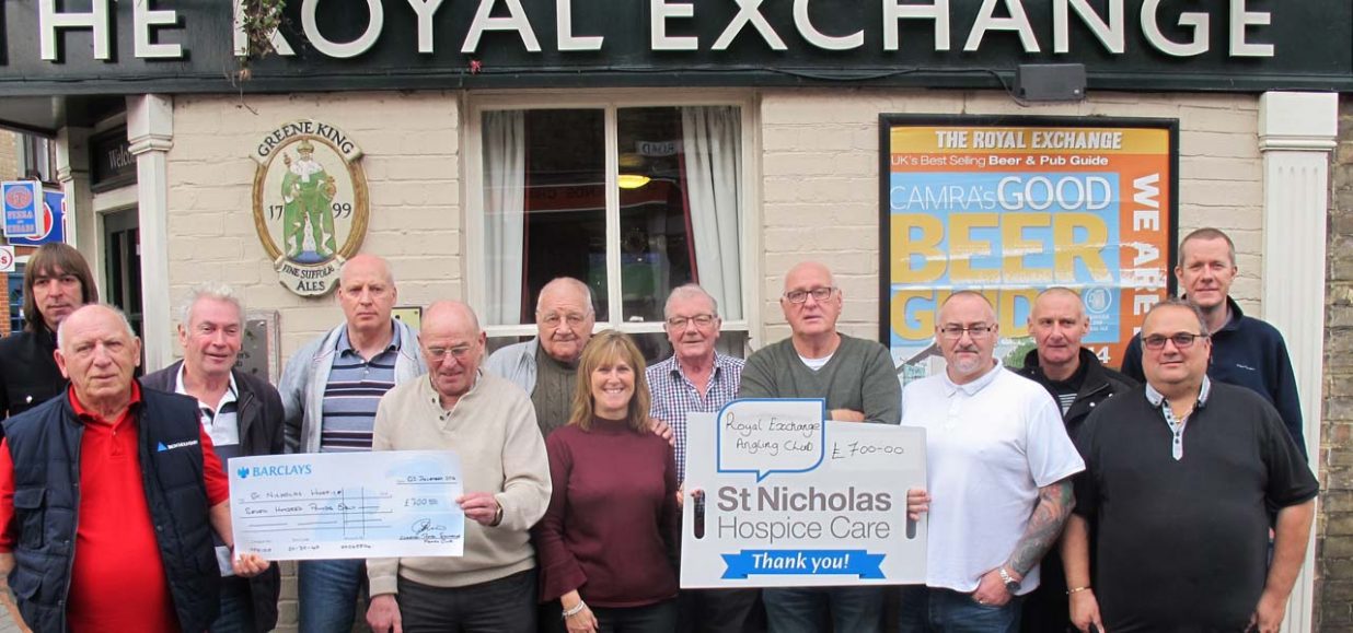 Royal Exchange Angling Club’s efforts yield hundreds for Hospice