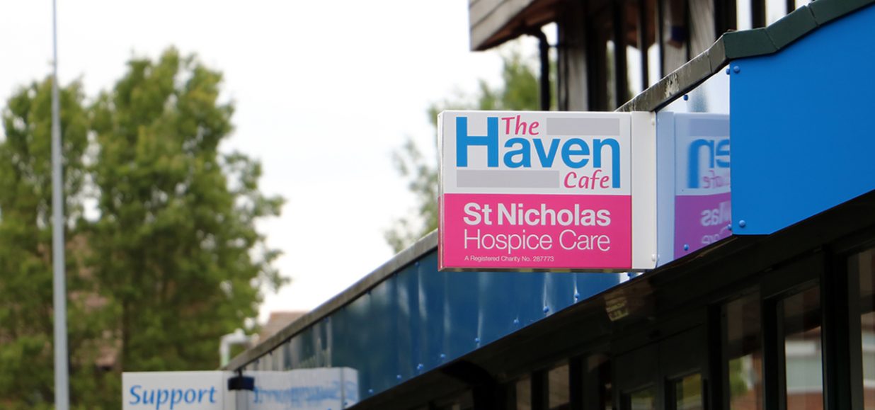 havencafe St Nicholas Hospice Care website