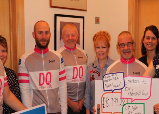Cyclists cover hundreds of miles to raise funds
