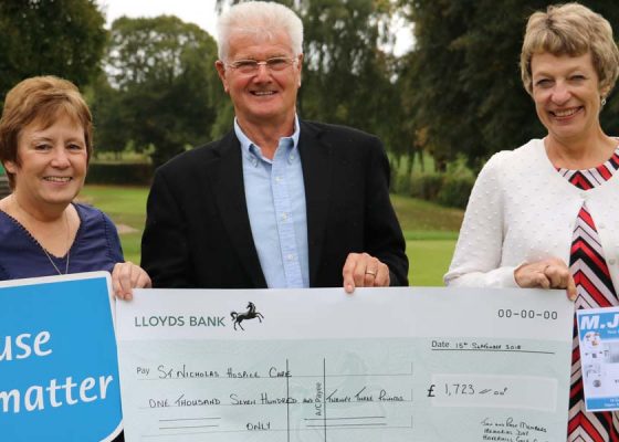 Golfers tee off to raise cash for charity