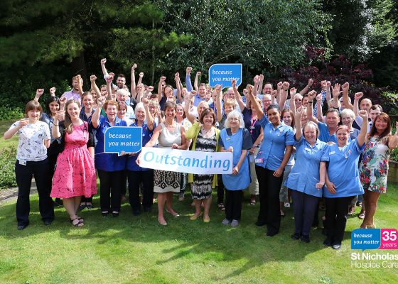 35 stories for 35 years: St Nicholas Hospice care rated as ‘Outstanding’