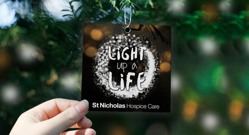 lightupalifetag St Nicholas Hospice Care website