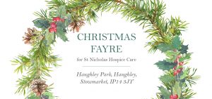 Christmas Fair at Haughley Park Barn in aid of St Nicholas Hospice Care