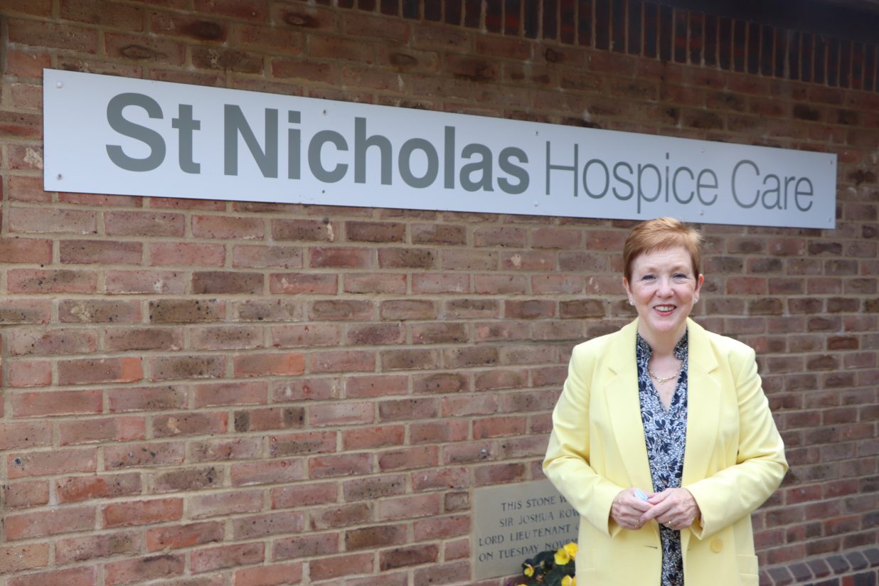 Photo of Linda McEnhill, St Nicholas Hospice Care's CEO