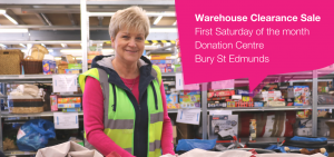 st nic's warehouse volunteer sorting items