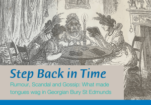 Graphic for Step Back in Time