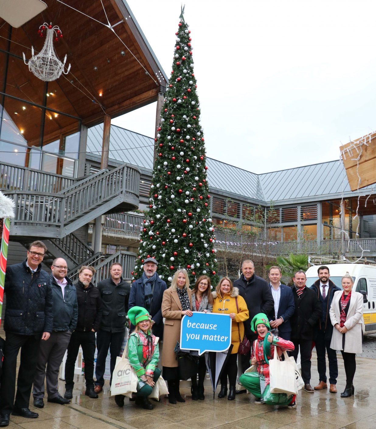 Generous businesses support Hospice Christmas tree