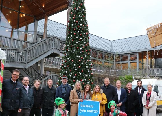 Generous businesses support Hospice Christmas tree
