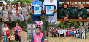 fundraising volunteers at hospice events
