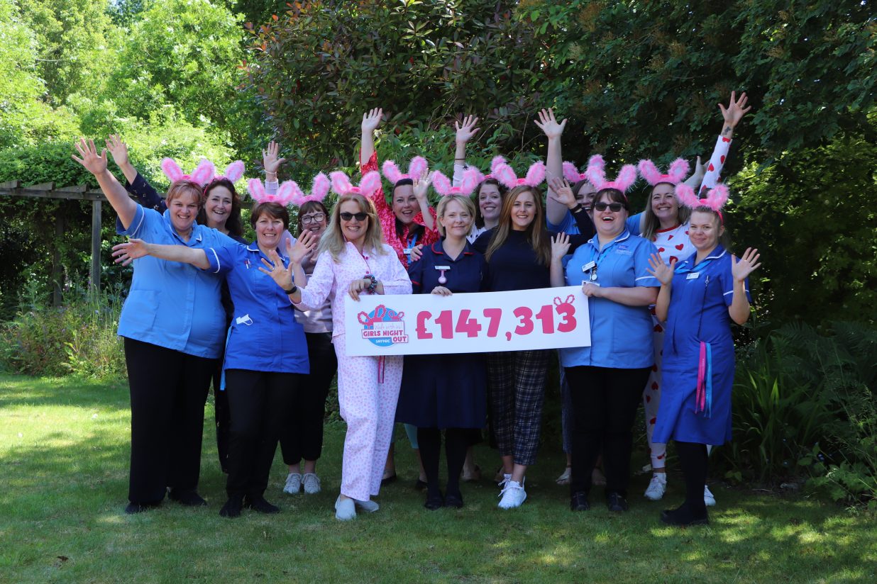 Pyjama-clad fundraisers stepped up to raise hospice funds