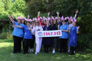 St Nicholas Hospice Care staff celebrate as Jaynic’s Girls Night Out total is revealed with £147,313 raised for St Nic’s.