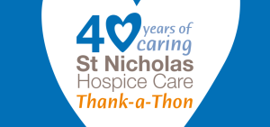 logo for the St Nicholas Hospice Care thank-a-thon