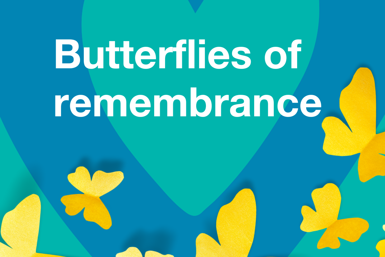 Hospice’s butterflies of remembrance