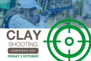 corporate clay shoot day banner