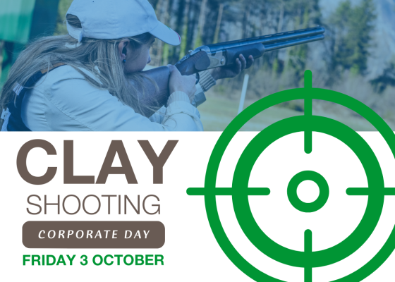 corporate clay shoot day banner