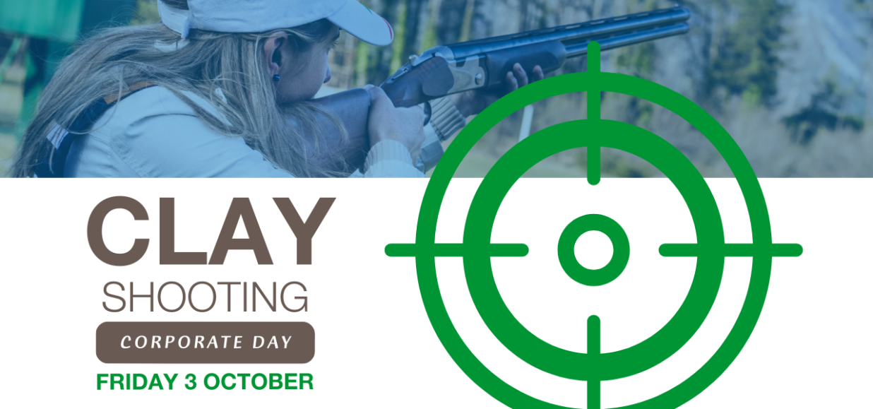 corporate clay shoot day banner