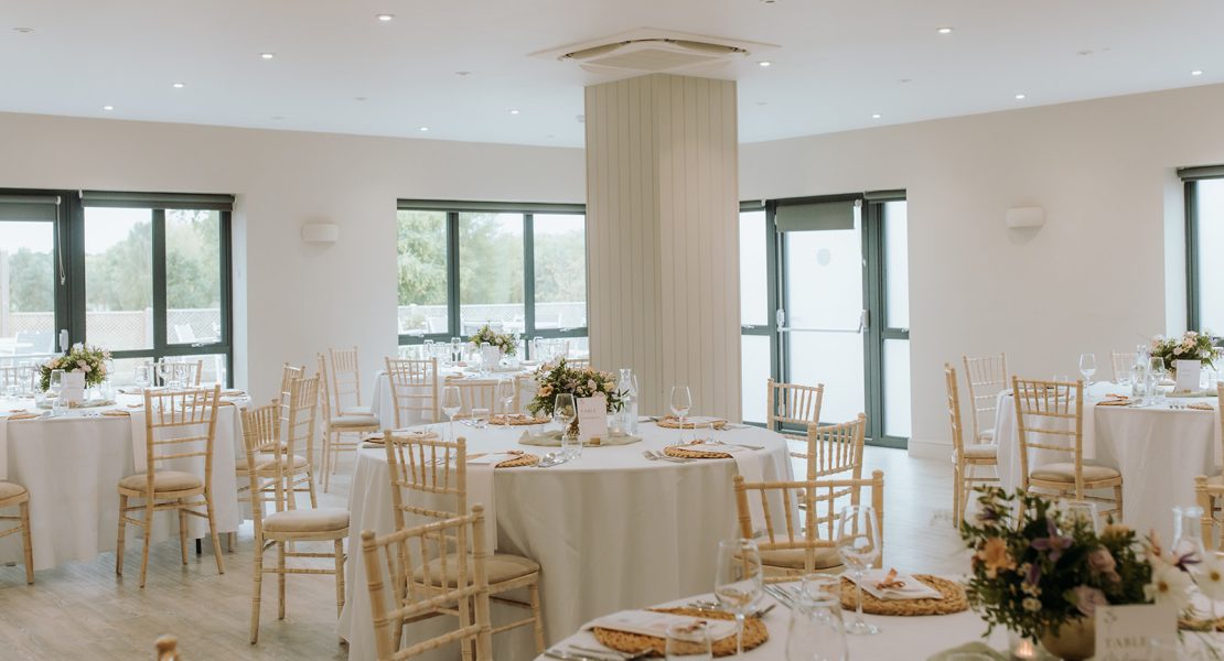 All Saints Hotel tables laid out for an event