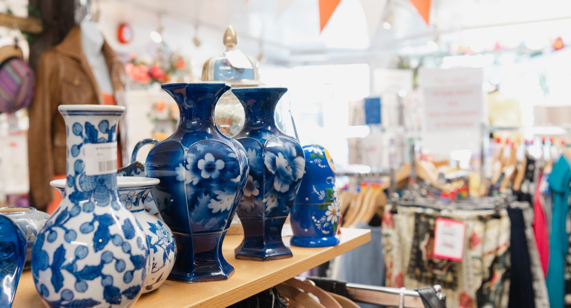 Donated items for sale in our Sudbury shop