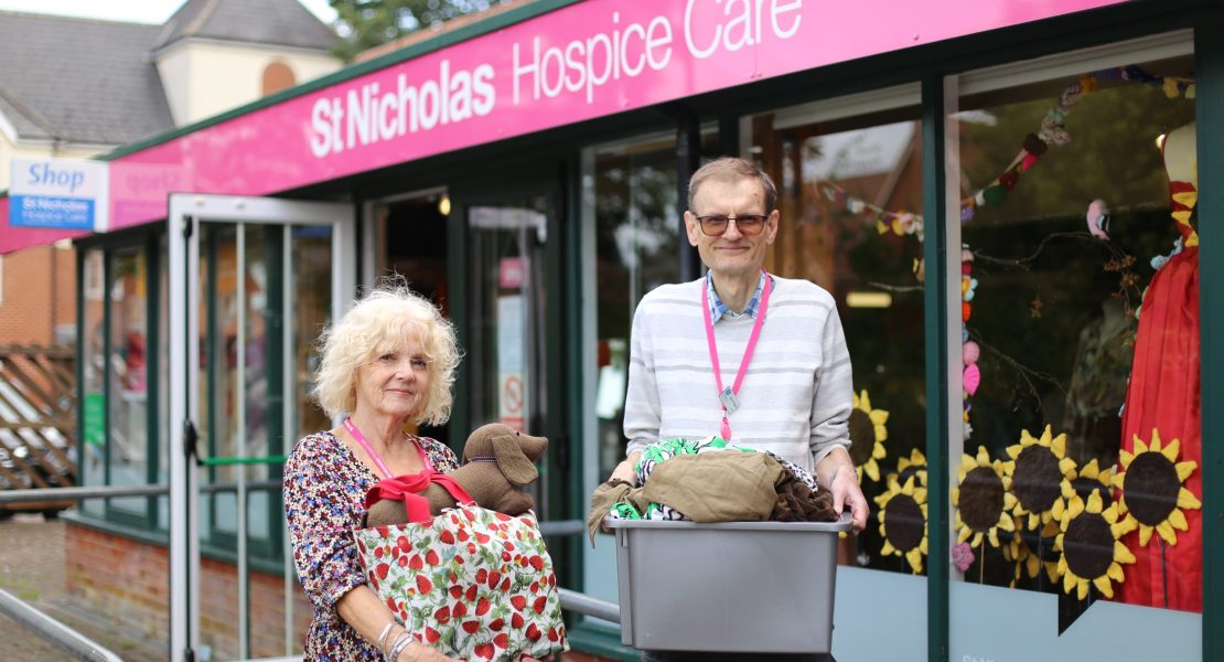 Shop volunteers outside our Haverhill shop