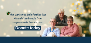 patient and family support team with miranda