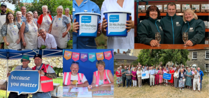 fundraising volunteers at hospice events