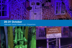 House dressed for Halloween in aid of the Hospice