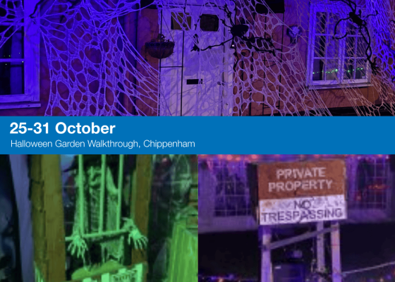 House dressed for Halloween in aid of the Hospice