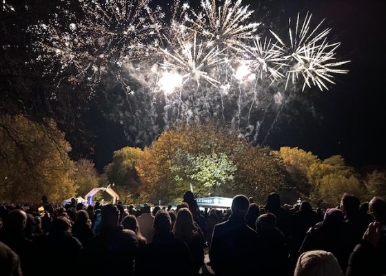 Abbey Gardens fireworks spark thousands