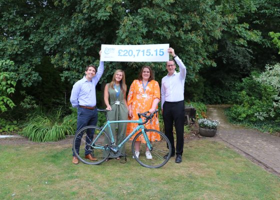 St Nic’s Cycle Ride raises more than £20,000 for local hospice care