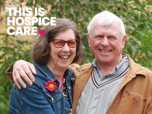 Hospice supporters Janet and John
