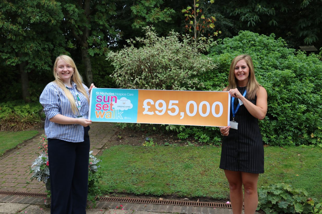 Walkers pace the pavements to raise a wonderful £95,000